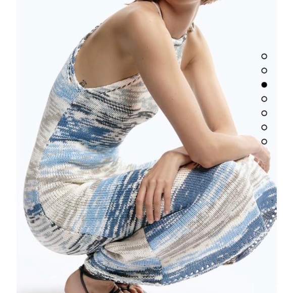 Knit midi halter dress - Picture 2 of 4